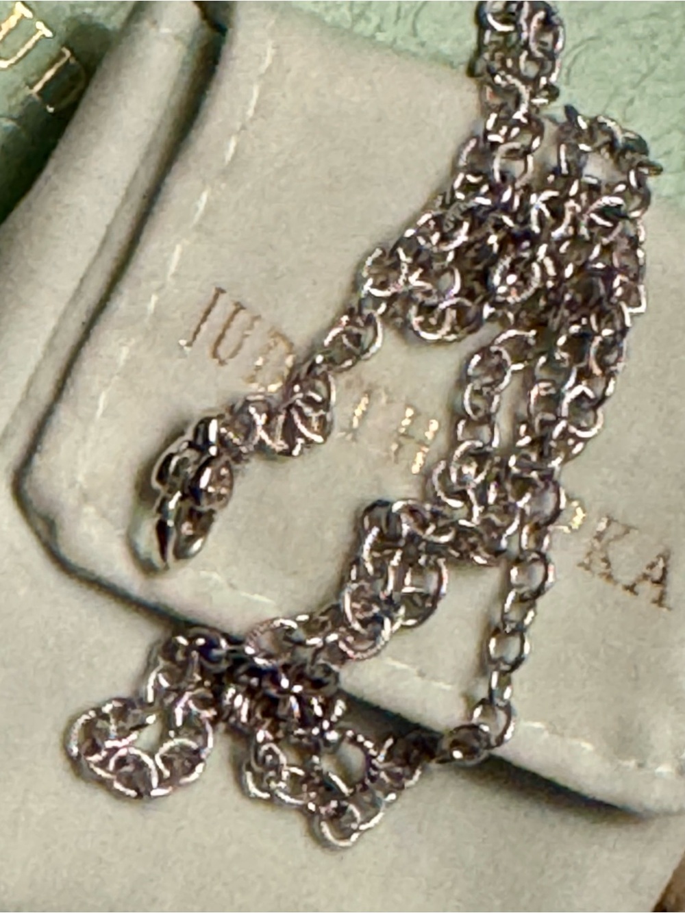 Sterling Silver Link Chain Necklace - Elegant Silver Women's Jewelry